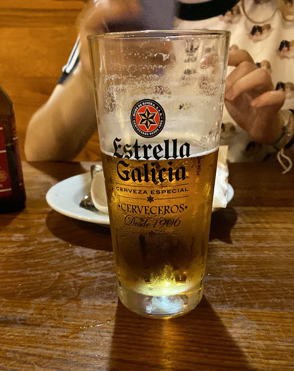 stay hydrated 
drink estrella galicia