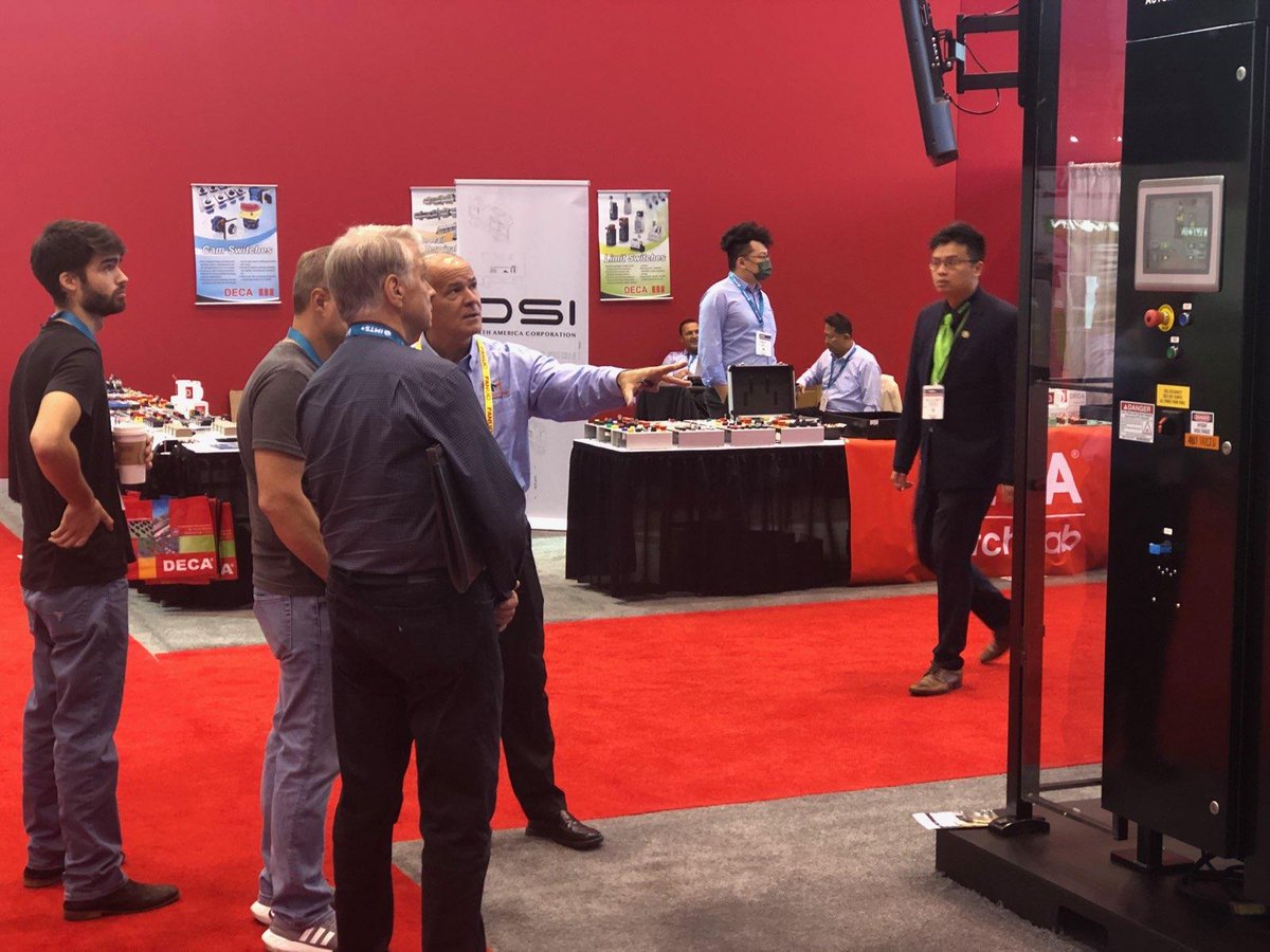 ScalaJoseph's tweet photo. A great week with our Partners #LangUSA during @IMTSchicago #IMTS #IMTS2022 in #Chicago , showing our innovative #RoboTrex #Automation System. We look forward to Plant Tours at our #WestBend Facility, & further engagement with many of you in the near future! https://t.co/To0gdsCher