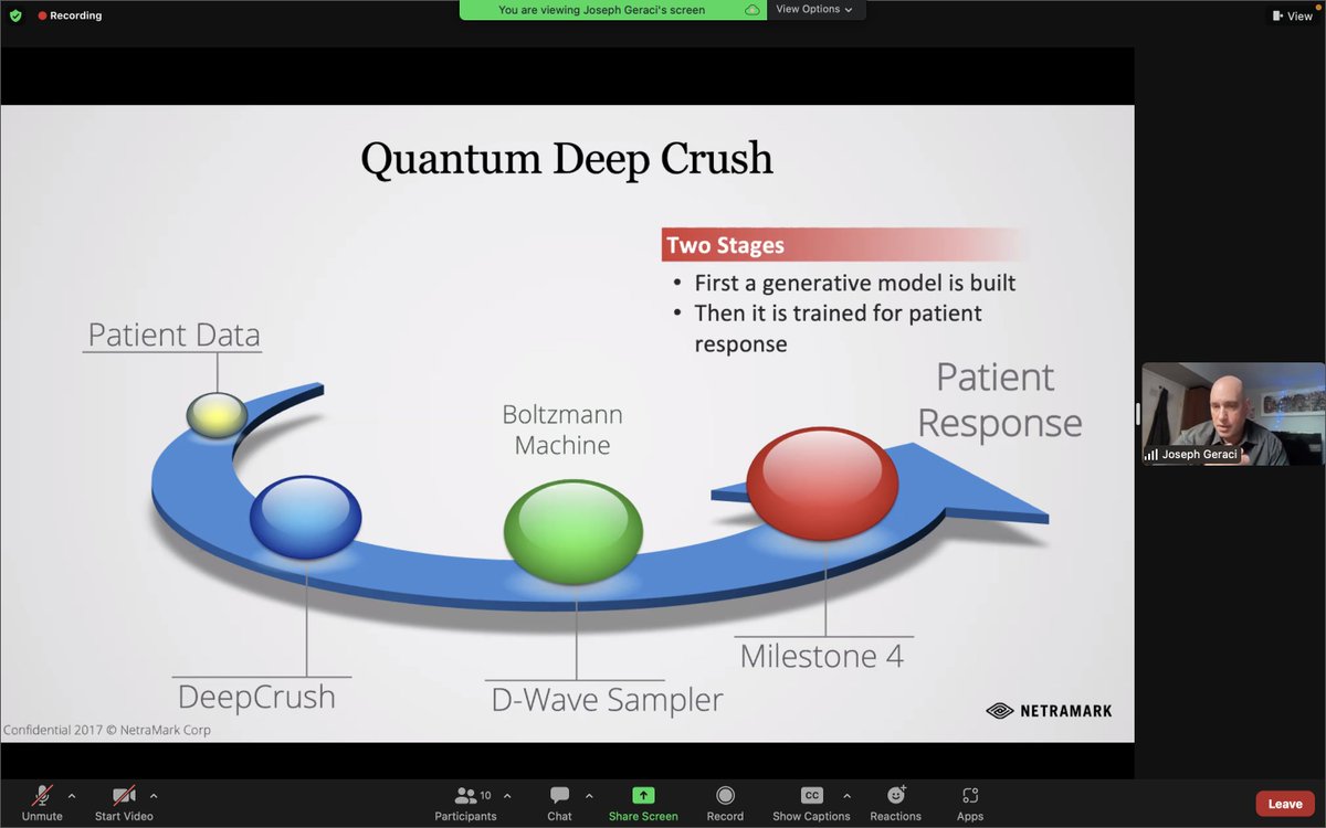 Learning about the path from Academia to Start-up with the help of CDL. Joseph Geraci from NetraMark shares his personal journey to build a Quantum Company. 
#QCE22 <a href="/NetraMark/">Joseph Geraci</a>