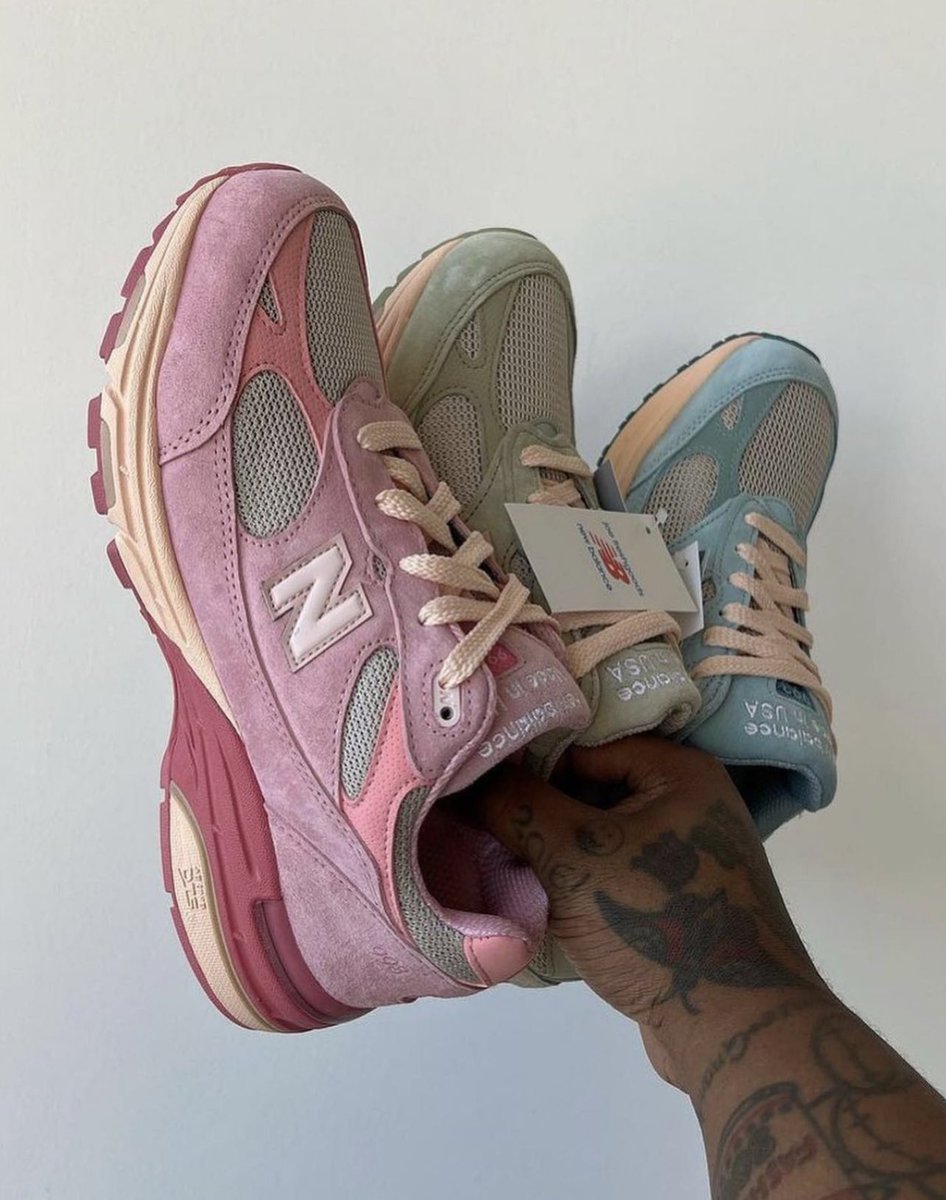 StreetFashion01's tweet photo. Joe Freshgoods x New Balance 993’s “Performace Art” (2022) https://t.co/o51qMoAbh7