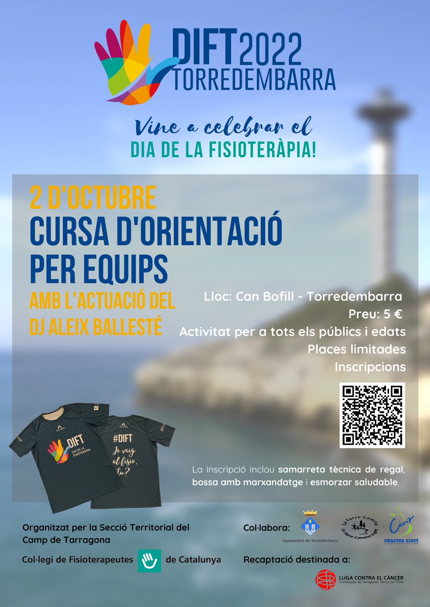 📅El pròxim 2 d'octubre, la Secció Territorial de Camp de Tarragona del <a href="/ColFiCat/">CFC</a> celebrarà el #DIFT2022 a #Torredembarra i estarà amenitzada pel <a href="/aleixballestedj/">Aleix Ballesté DJ</a> , qui ens farà gaudir de la música mentre degustem un merescut esmorzar saludable.
🎶🍏