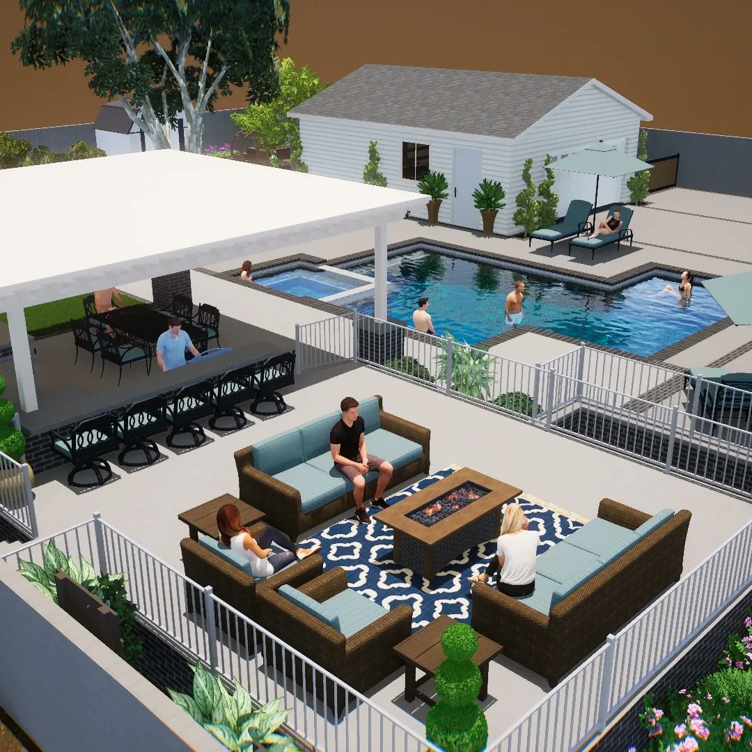 BellaTerraYards's tweet image. “Every morning you have two choices: continue to sleep with your dreams or wake up &amp;amp; chase them.” -Unknown 

#landscapedesign #freeformpool #moderndesign #structurestudios #frontyard #pooldesign #outdoorliving #infinitypool #outdoorfireplace #modernlandscape #designideas