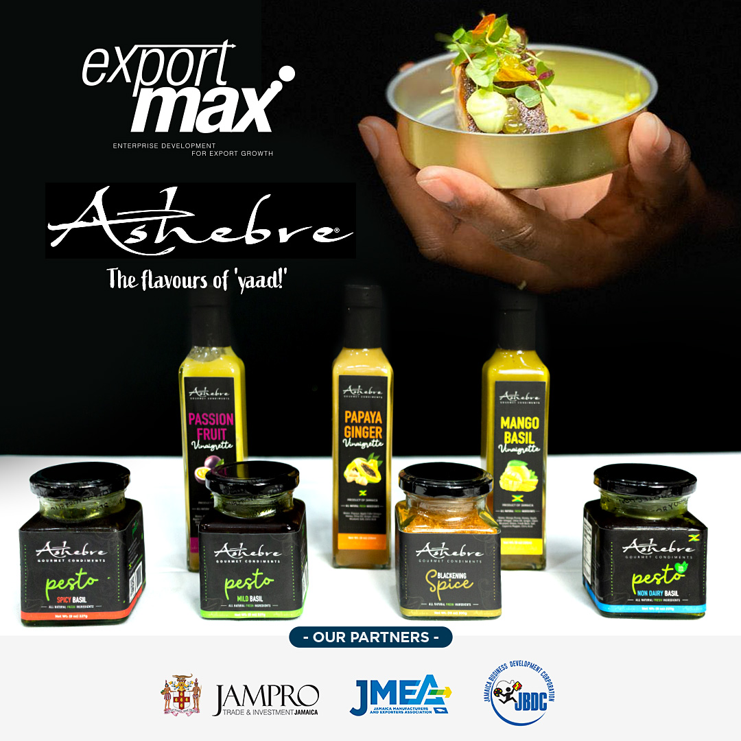 Missing home? Let the flavours of <a href="/Ashebre/">Ashebre</a> transport you back to Jamaica’s shores! Click this link to shop thingsjamaicanshopping.com

#BuyJamaica #Jamaica #ExportMaxIII