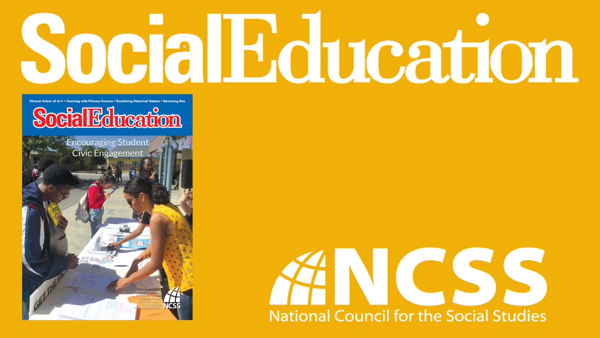 National Council for the Social Studies (NCSS) tweet media