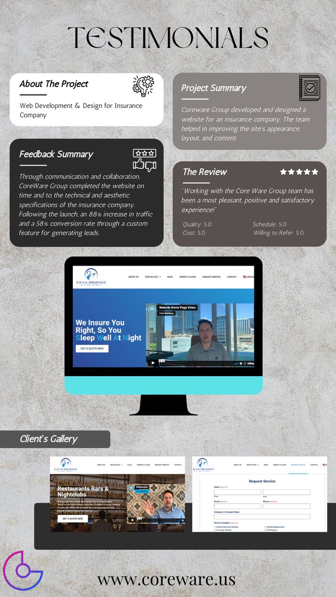 corewareus's tweet image. Each and every project has a unique asspect. What ever you want can be added to your dream app! 

#CorewareGroup #appdevelopment #insurance #webdevelopment
