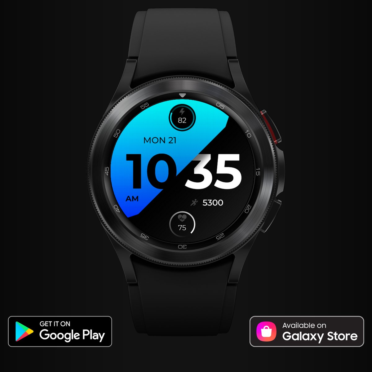 SamsungGearWF's tweet photo. Galaxy Store -> https://t.co/mad75Hf3W2
Google Play -> https://t.co/FNZqzagRGT 
Facer edition -> https://t.co/UZrgLvNgGg 

*Note: If Google Play shows a message "Incompatible device", open the link from the internet search engine on PC or mobile and install the watchface from it. https://t.co/Q0u6U8kca0