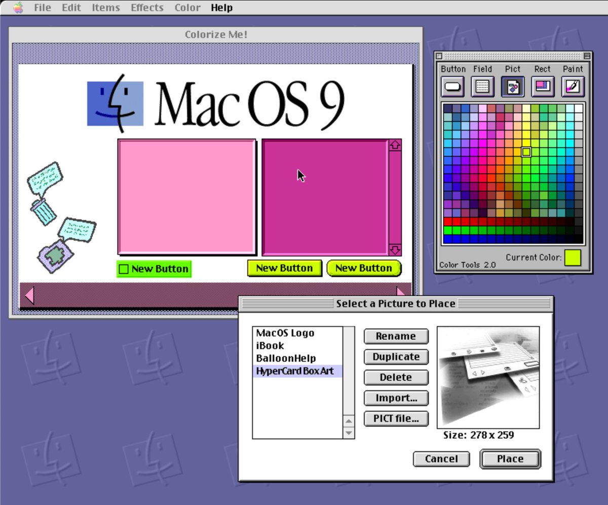 HyperCard tweet media