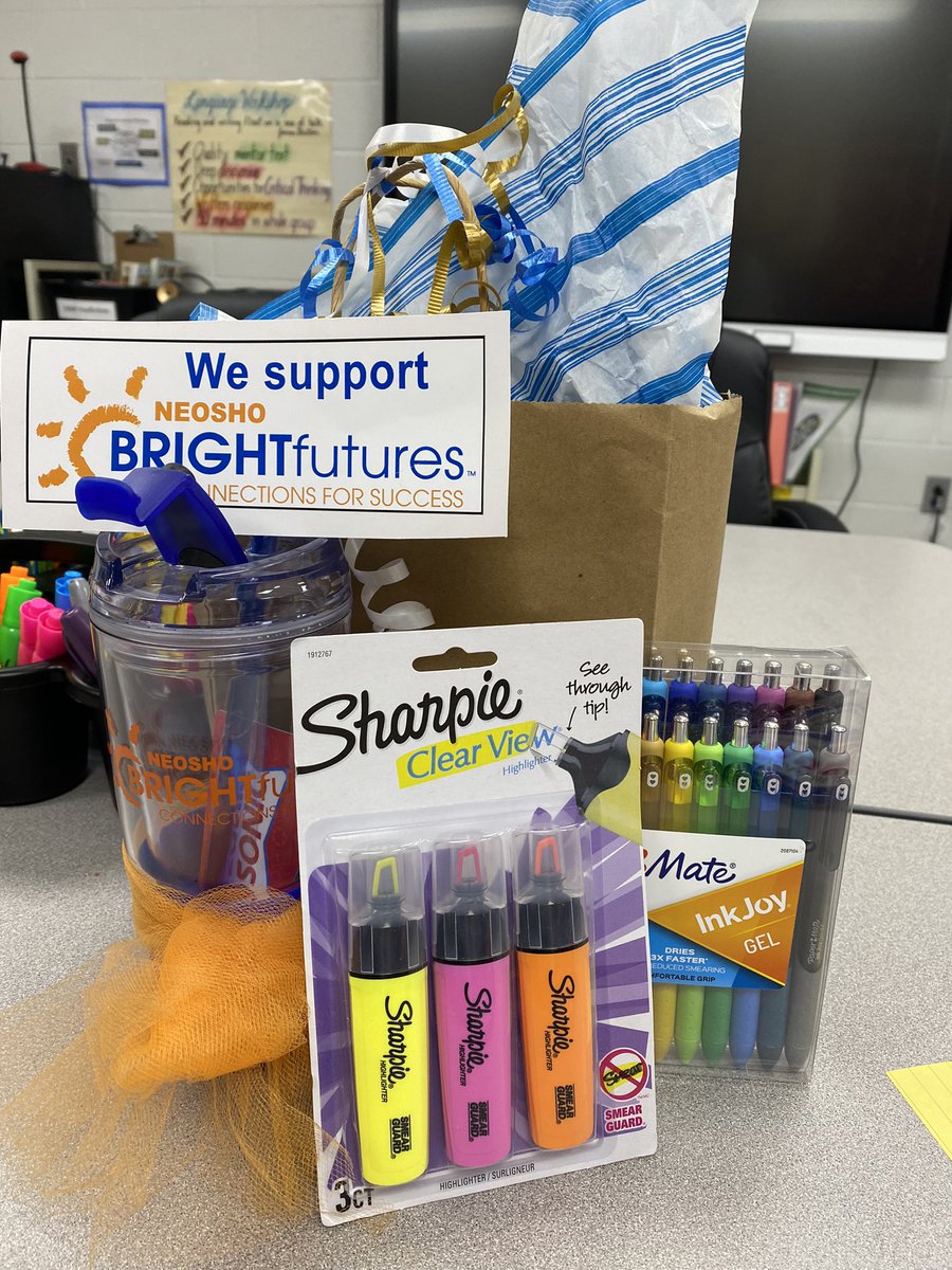 What a nice surprise!  It appears that I won the Bright Futures drawing held during our Back to School meetings.  Thank you, Mrs Dowell and Bright Futures, for this amazing gift and for all you do for the students of <a href="/NeoshoSD/">Neosho Wildcats</a>!