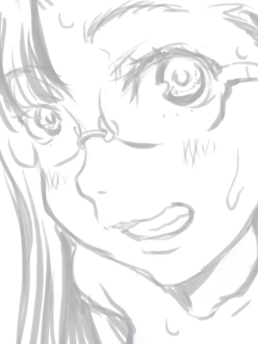 メガネと西さん。 