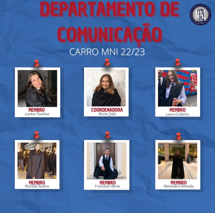 O momento tão esperado chegou! 🤩
Apresentamos os membros do Departamento de Comunicação!! 

Fica atento para conhecer o resto do teu carro! ❤️💙

#mnifam #carromni