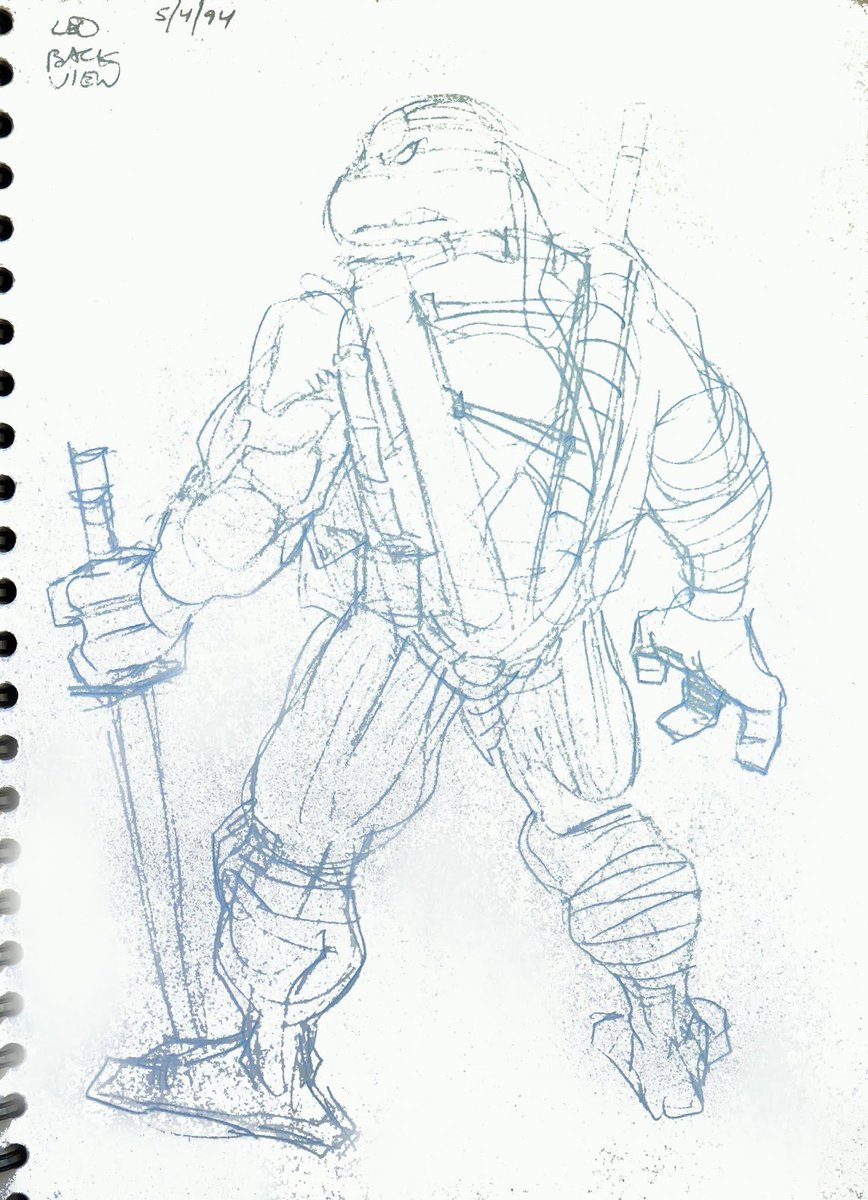 ConyeGeek's tweet photo. Concept Art (1/2) of "Mutated Leo from TMNT 4: The Next Mutation
#TMNT #conceptart #Unproduced https://t.co/LpriJZ8fgI