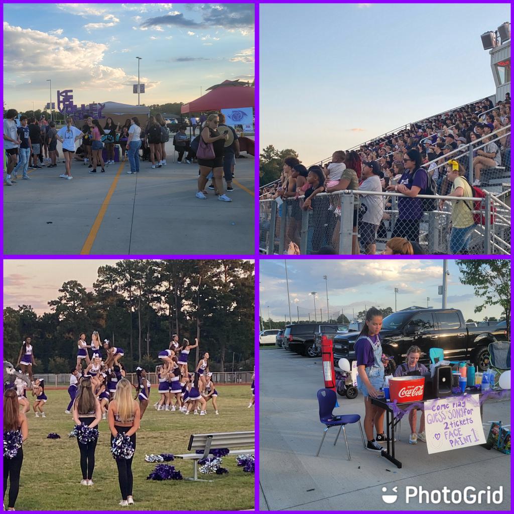 MrsCNorris's tweet photo. What an amazing event the @KleinCain family had tonight time kick off their Homecoming Week💜🤍🎉! It was also great seeing some of our former @UlrichKISD Bulldogs! I look forward to more opportunities where our schools can partner.
#verticlealignment https://t.co/4LiZ18eo5p