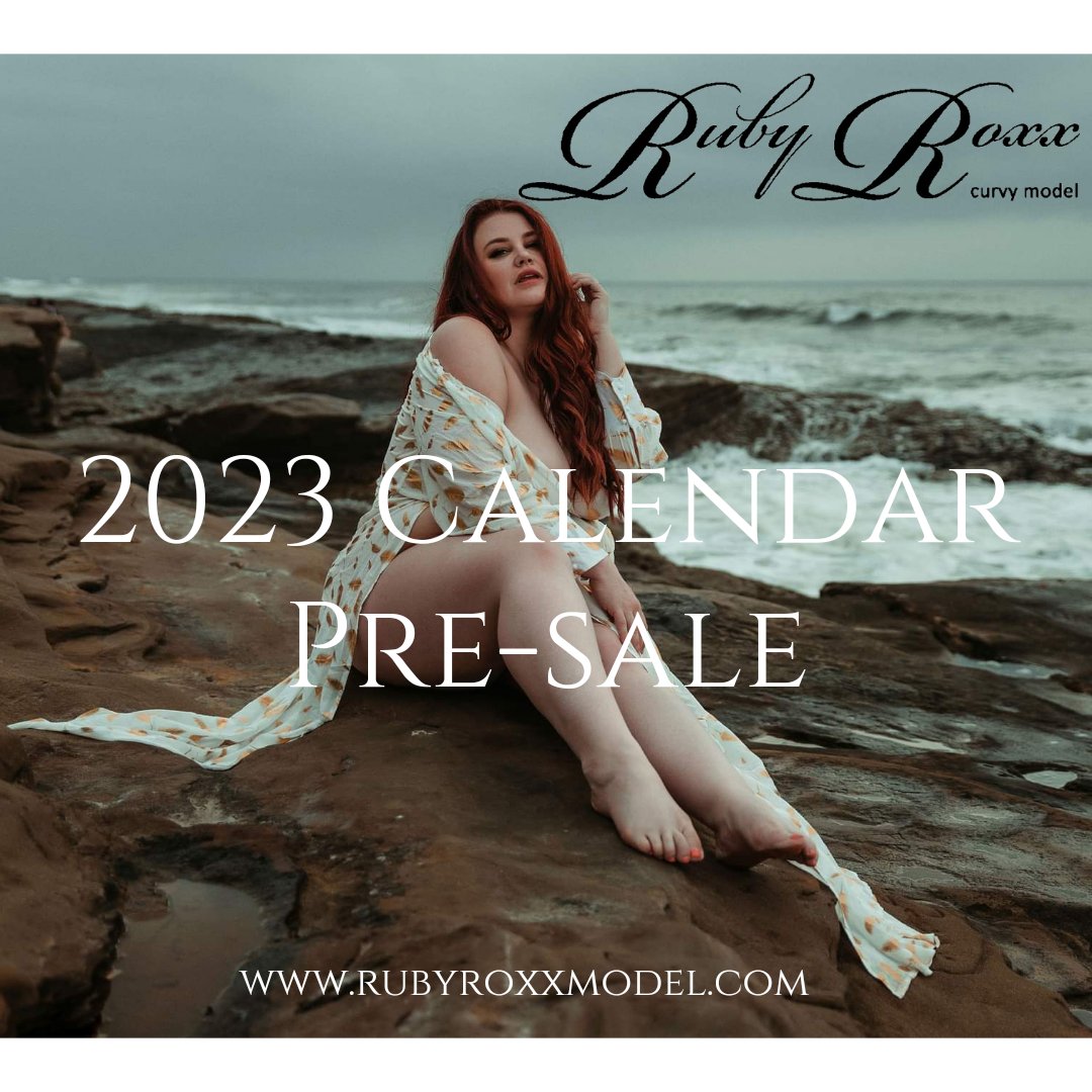 California! I'm excited to be heading back to one of my favorite places next month to shoot my 2023 Calendar early next month!  Get your pre-order in asap! This is going to be such a great calendar!! More info on my website!
rubyroxxmodel.com/store/p182/202…