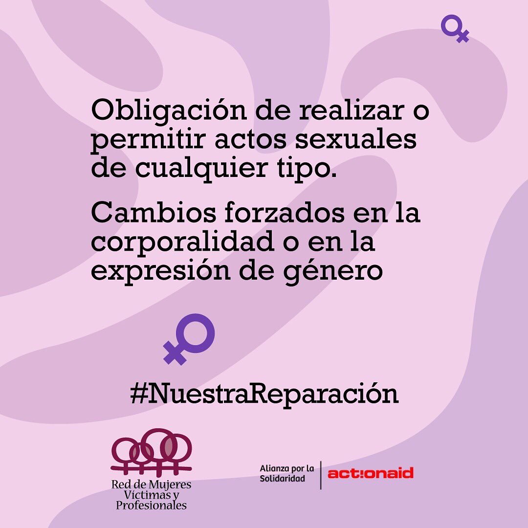 RedMujeresVP's tweet photo. Las violencias sexuales se manifiestan de muchas formas, conoce aquí sus modalidades, de acuerdo con la Guía para el abordaje de las violencias sexuales y el Informe “Mi cuerpo es la verdad” de la @ComisionVerdadC https://t.co/FqBMcP71Ax