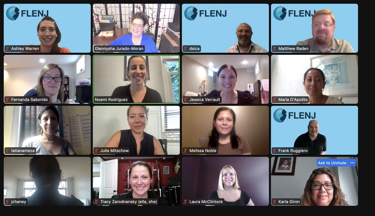 Our FLENJ Board of Directors working on a Sunday morning to serve New Jersey's WL Community #flenj