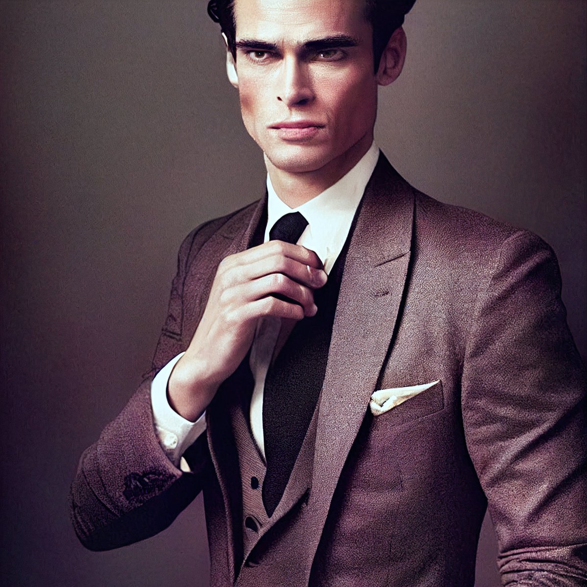 VillageCric's tweet photo. AI generated male model profile picture, wearing a suit in the style of Saville Row.
#ai #midjourney #aiart #fashion #model #profilepictures #modelprofile https://t.co/0Uor14MwXJ