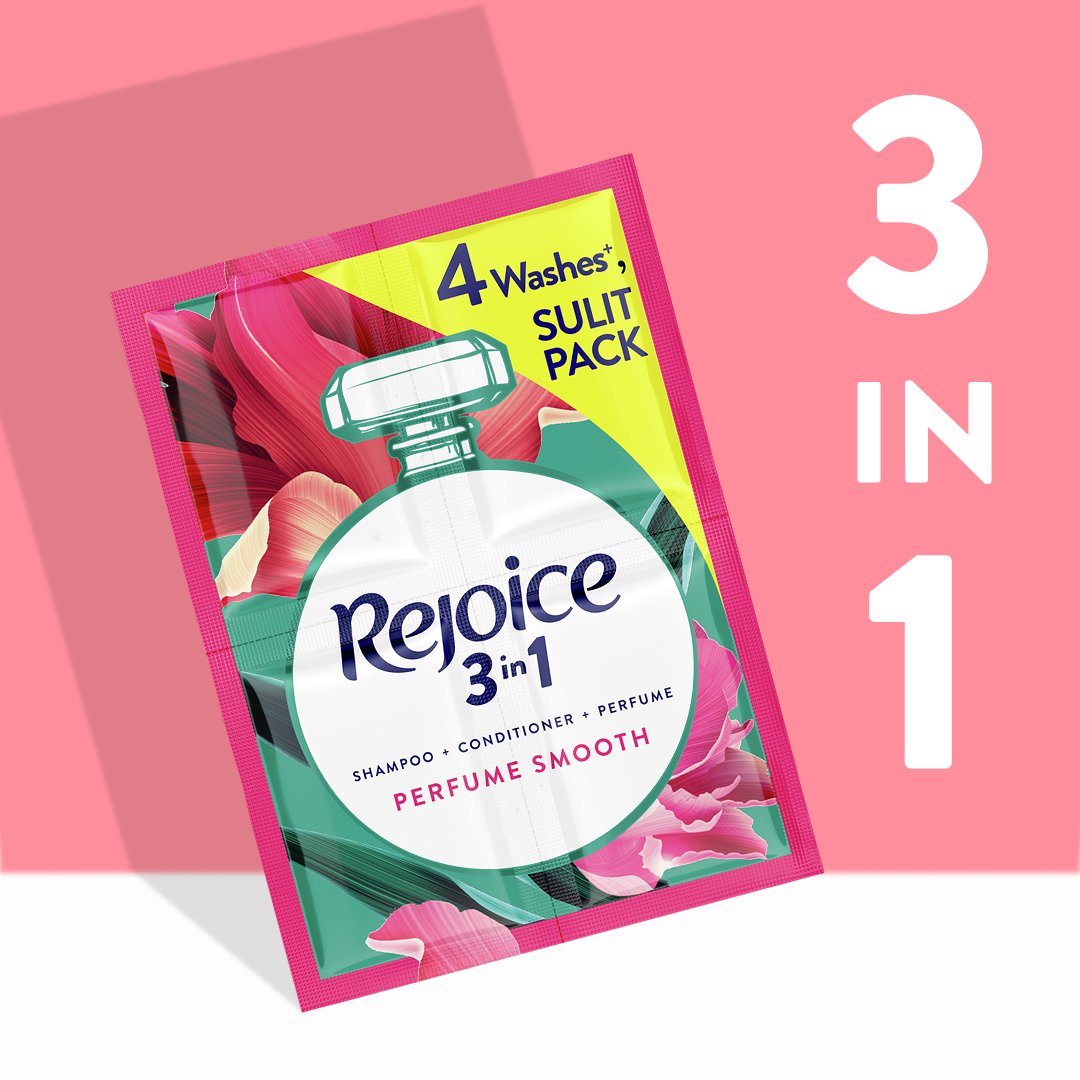 With Rejoice! 3 in 1 Perfume Smooth – hair is humok, humot, and healthy all day for a fresher and more confident you, gwapa! 🌸💚

#RejoiceGirlGwapaKaDai 
#RejoiceQuattroSachet