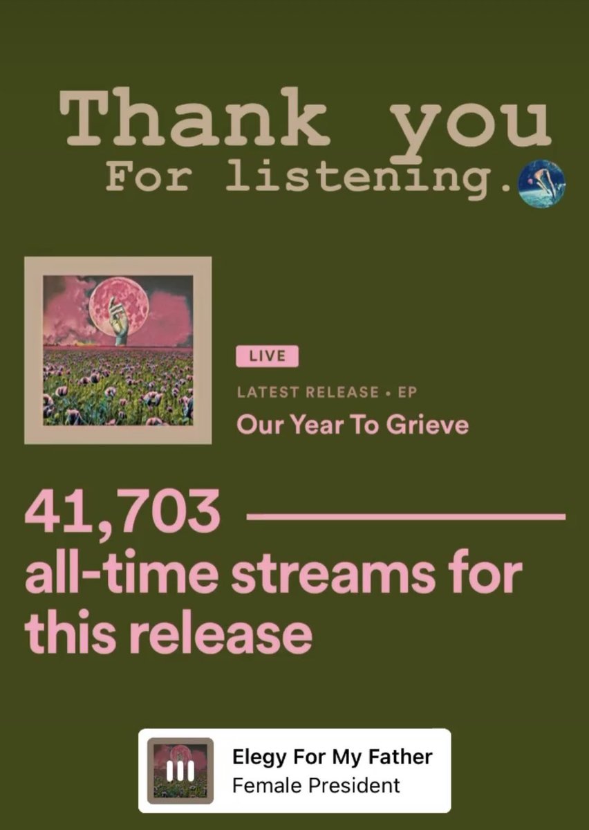 Thanks for listening, album out today!