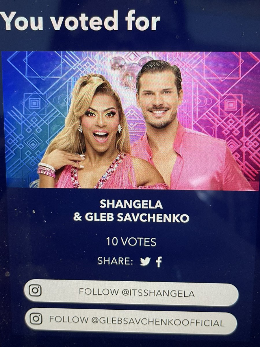 thoroughlymak's tweet photo. So happy that Canada can vote this year because I can vote for @itsSHANGELA and @Gleb_Savchenko #DWTS #Shangela #Haleloo!!!! https://t.co/l2923iASlU
