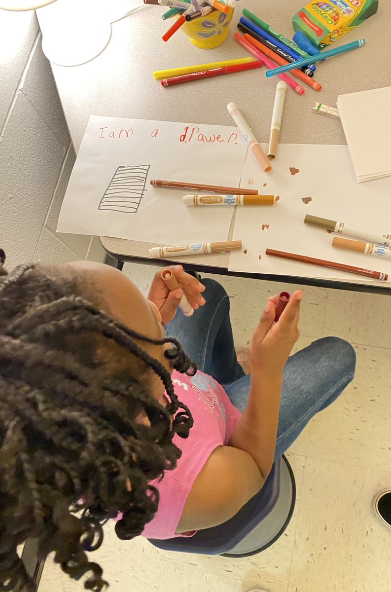 Roaming around the known + Just right color to draw yourself = Literacy JoY @rrcna_org <a href="/NLULiteracy/">The Center for Literacy Excellence at NLU</a>