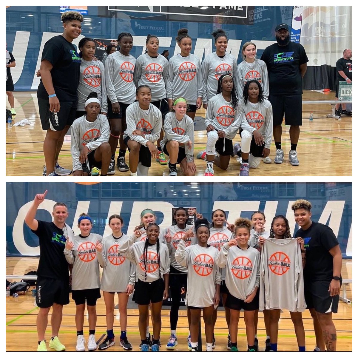 Congratulations to our Family @SCAYouth_OH on their 2028 and 2029 <a href="/LadiesBall/">Ladies Ball</a> Championship. Good Luck in New York City 🏙️ #TogetherWeCanAchieveAnything 💜🖤/💚💙