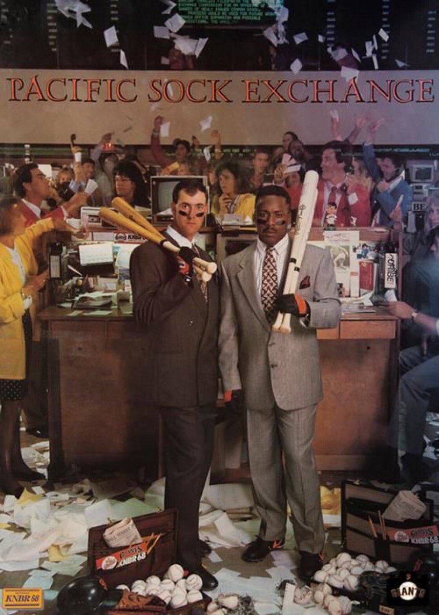 Will Clark. Kevin Mitchell. Pacific Sock Exchange

Classic 80s baseball posters for the win