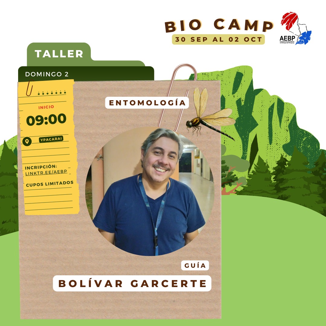 AEBPy's tweet photo. Les presentamos a los guías que estarán acompañándonos en cada uno de ellos durante el transcurso del viaje  🐟🦎🦅🪲🦇

⚠️ Cada uno de los talleres posee un número limitado de cupos. Podrás realizar tu inscripción ingresando al https://t.co/gKQFUfUN6E disponible próximamente 📌 https://t.co/XEftiBo7FP
