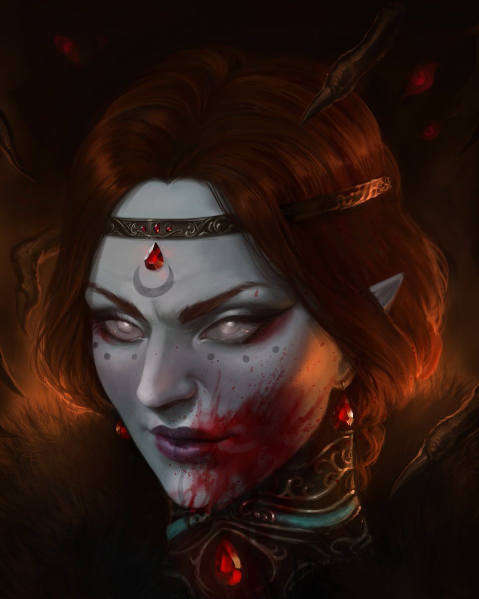 「made this nord themed vampire a while ag」|🌛I Simp The Night🌜のイラスト