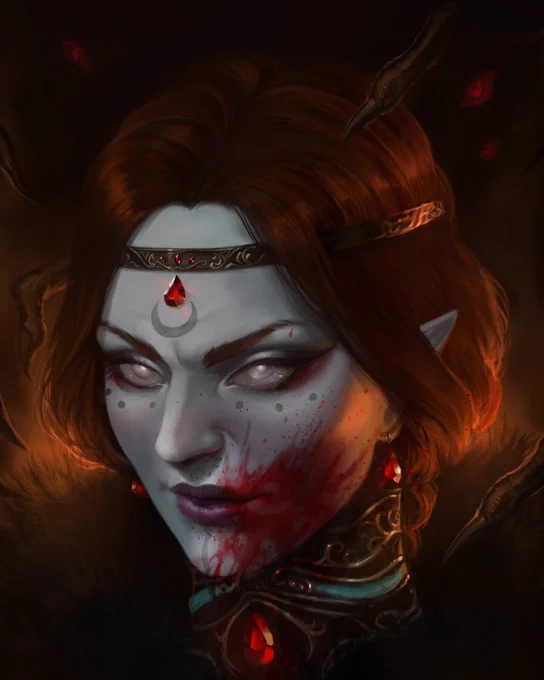 made this nord themed vampire a while ago and never used her more, need to bring them back into morrigans storyline 