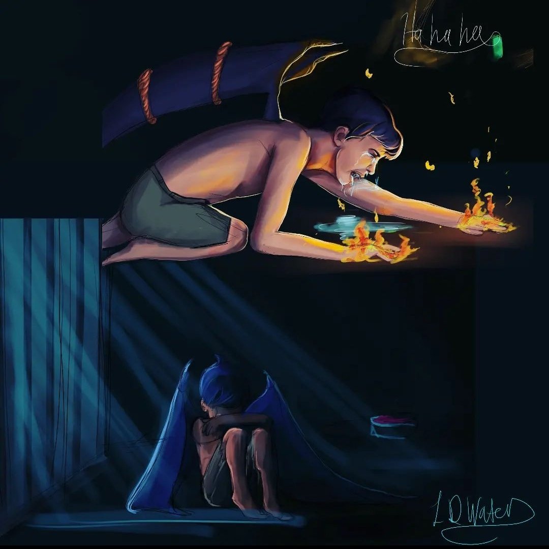 acoracaodefogo's tweet photo. #Azrielweek
Day 2: Shadow and Power
"Quando estava com 8 anos, os irmãos decidiram que seria divertido ver o que acontecia quando se misturava os dons de cura rápida de um illyriano com óleo... e fogo."
Através da crueldade, ele abraçou o seu dom.
by: L. D Waters https://t.co/f4vG8pZz1v
