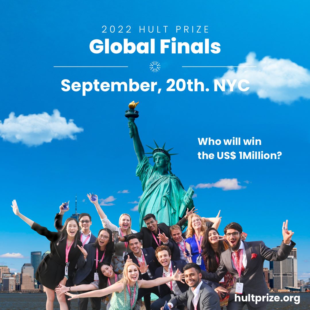 HultprizeMMU_KE's tweet photo. We are just a few days from the 2022 Hult Prize Global Finals
Don’t miss out of the event of the year and join us on our livestream on Tuesday, September 20th starting at 13:00 pm. (EST).Be sure to register and save your spot at: https://t.co/UaYpzg81g2
#HPFinals https://t.co/BY8jsp1Aho