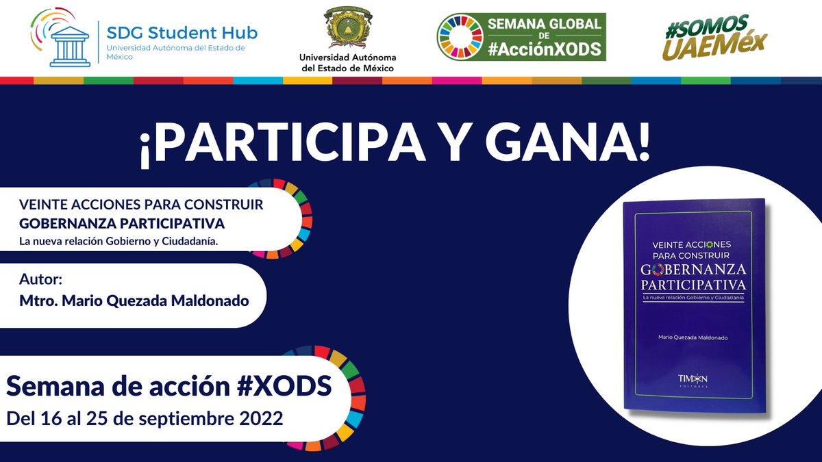 Asiste a nuestra Feria de Stands el día de mañana y regístrate en la lista para participar. 

Durante el transcurso del día, se elegirá al ganador o ganadora.

#Sdgstudenthubuamex
#ACCIÓNXODS
#Feriadestands
#20deseptiembre