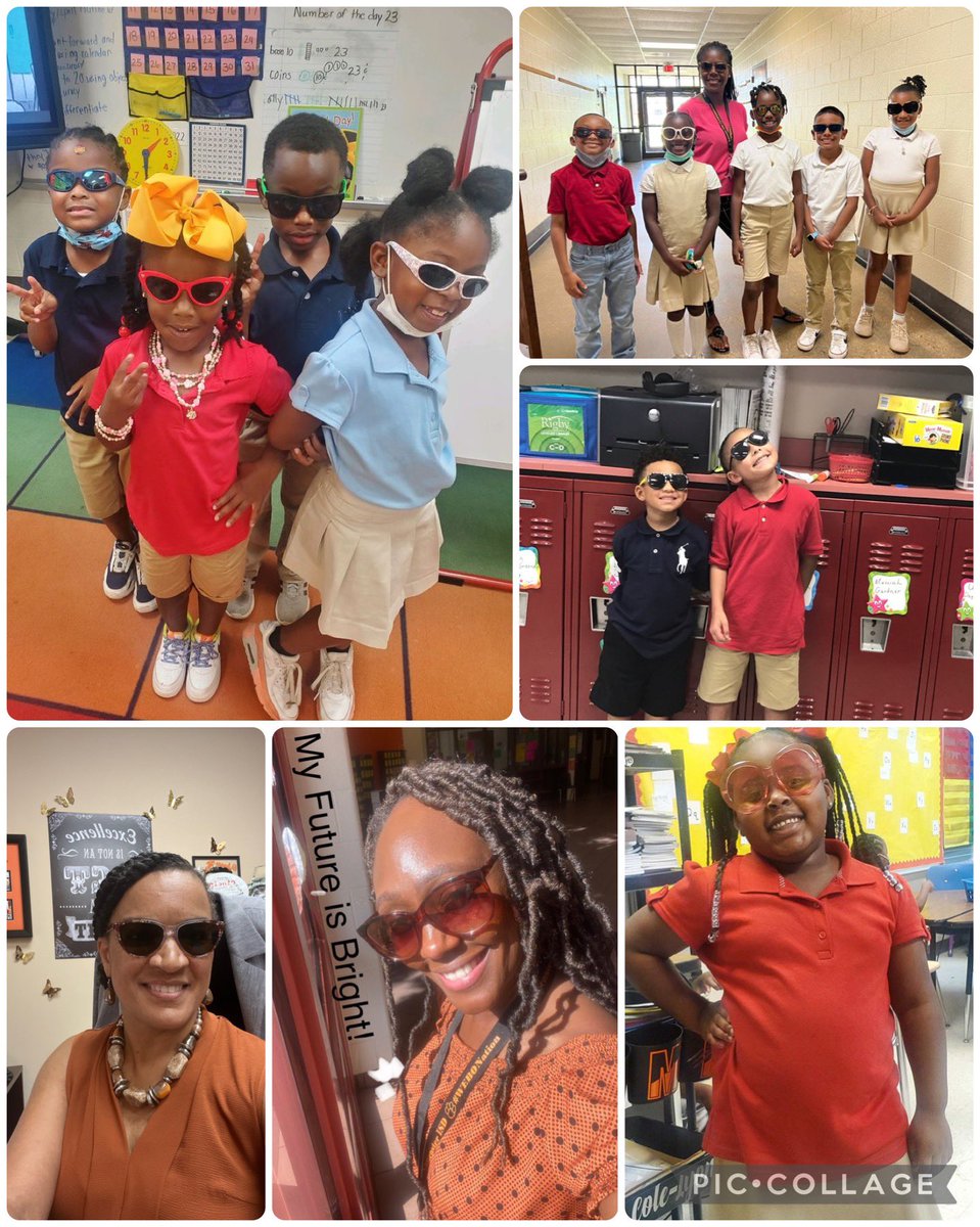 YvonneMThornton's tweet photo. Our future is so bright @RPM_ISSD we had to bring out the shades๐#CollegeGoGetItWeek @LancasterISD https://t.co/3S7xJN5S4D