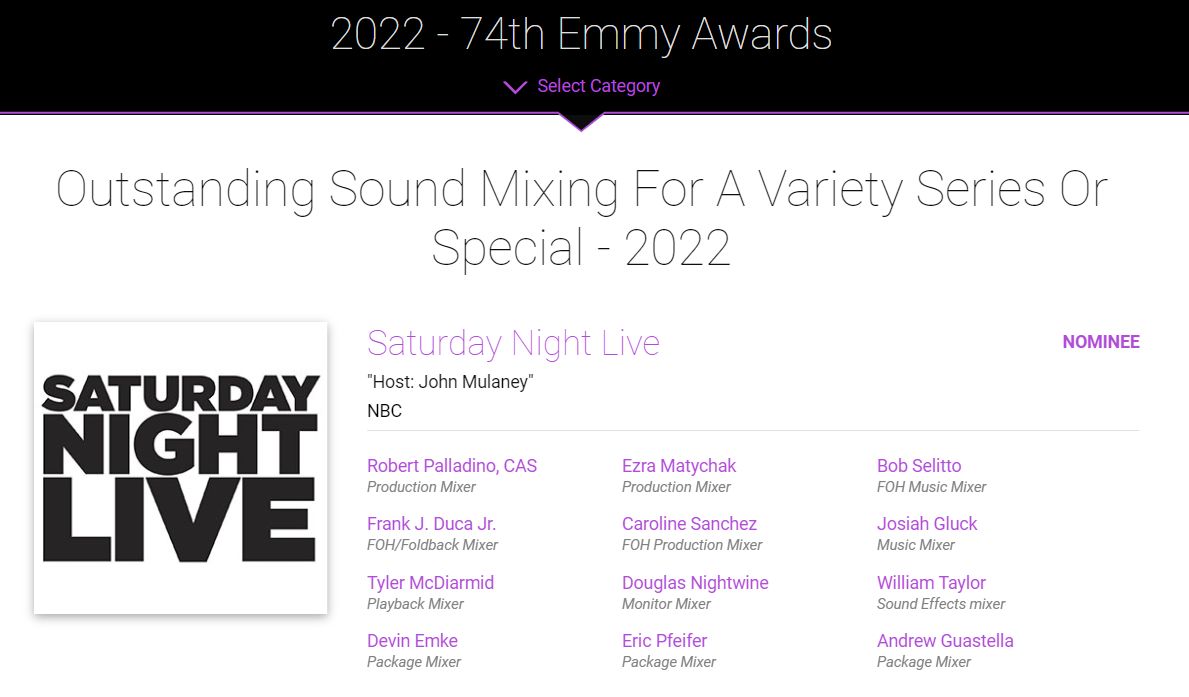 womensaudio's tweet photo. Congratulations to Caroline Sanchez, a longtime #WAMCon speaker, who was nominated for an Emmy for her work as FOH/Production Mixer on Saturday Night Live! ๐ฅ
.
.
.
#MotivationMonday #Caroline Sanchez #SNL #SaturdayNightLive #Emmy #ChangingTheFaceOfSound https://t.co/7nyS9xu04B