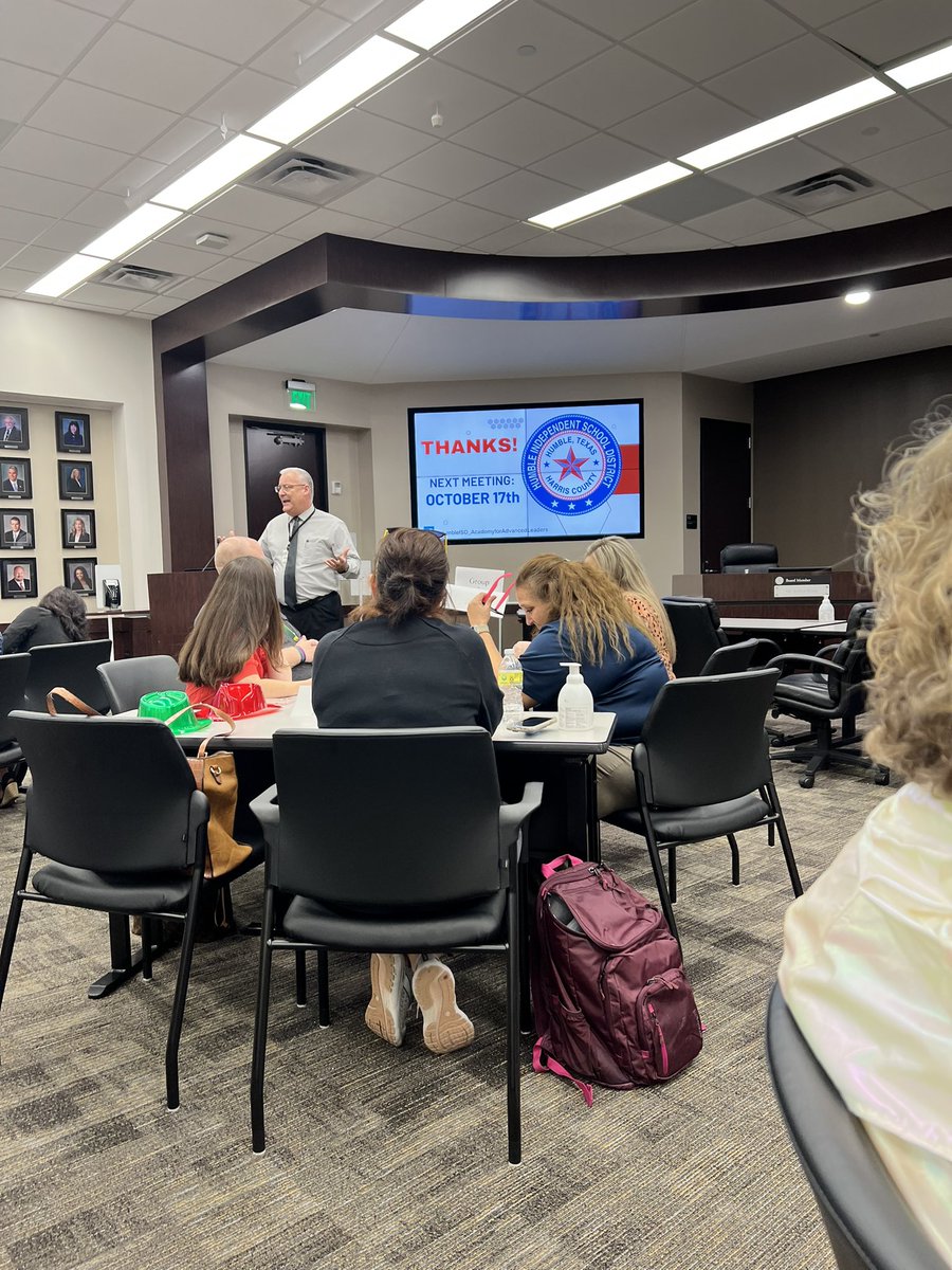 MrsRFiore's tweet photo. It was a great start to the Aspiring Administrator Network @HumbleISD #purpose #knowyourwhy #differenthats 😎👏🏻 https://t.co/3Ukmz4F35k