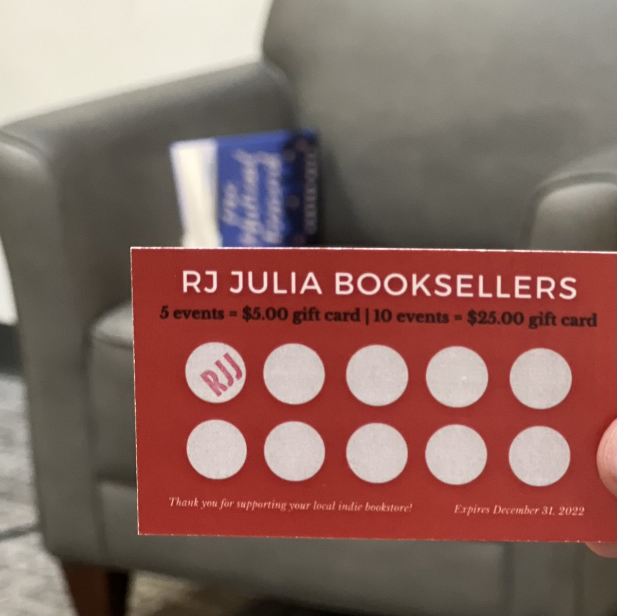 Do you have a frequent flyer card? Come to an event, get a card, then get it stamped for every event you attend! Earn rewards and perks!