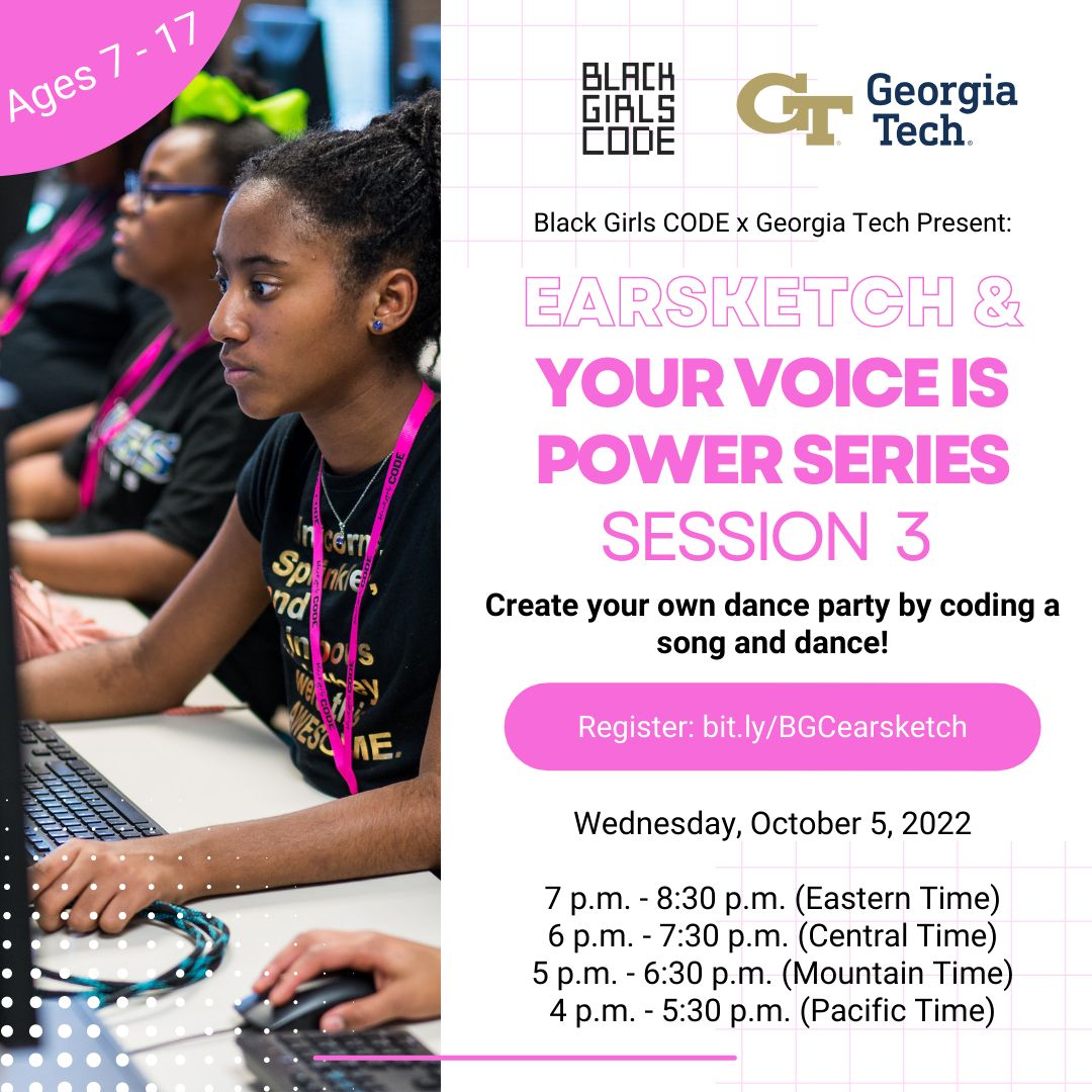Black Girls CODE (BlackGirlsCODE) / Twitter