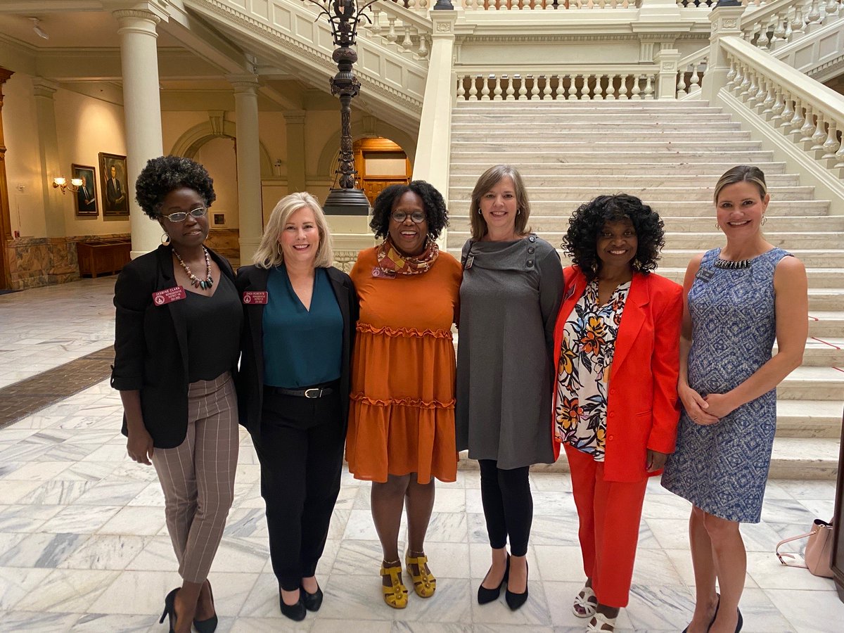 sheaforgeorgia's tweet photo. Today I stood with fellow legislators to call out Kemp for comments he made regarding the banning of contraceptives. He has refused to rule out signing a bill that would make emergency contraceptives, or other forms, illegal. This shows that he is a threat to our rights! #gapol https://t.co/KAKnQYGQrh