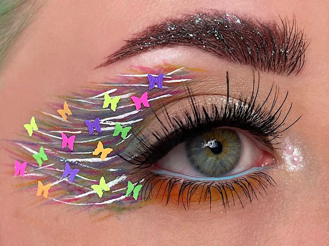 ProfusionCo's tweet photo. Fall isn't all dark and gloomy! Underneath all those butterflies are beautiful rainbow strokes adding a pop of joy π ceated with our Spectrum palette!
_______________
@backtoblackeyes #ProfusionCosmetics #rainbowlook #makeuplookoftheday #makeupoftheday #mue #makeupgram #spe https://t.co/1NGo7gDaof