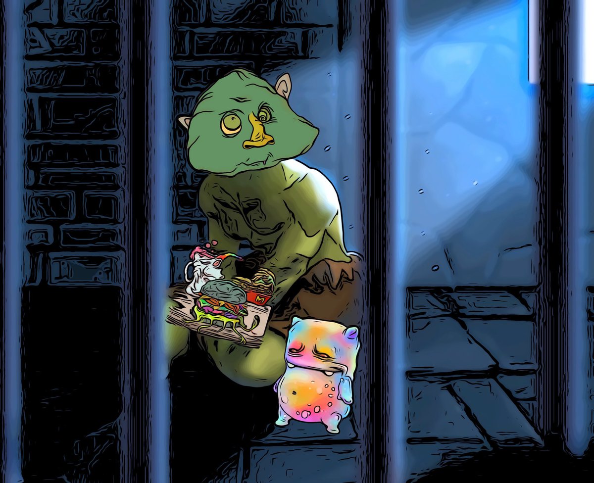 Wᴇ ᴀʀᴇ ᴛᴀᴋɪɴɢ ɢᴏᴏᴅ ᴄᴀʀᴇ ᴏғ ᴏᴜʀ ɪɴᴍᴀᴛᴇs <a href="/goblintown/">goblintown</a>. 
Sᴏᴍᴇʜᴏᴡ ᴛʜᴇsᴇ <a href="/McGoblinBurger/">McGoblinBurger</a> ᴅᴏ ᴡᴏɴᴅᴇʀs ғᴏʀ ᴛʜᴇɪʀ ᴅɪᴇᴛ🤔

#grumpls ʟᴏᴠᴇ 🍔s ᴛᴏᴏ, ᴀʟᴛʜᴏ ᴛʜɪs ᴏɴᴇ sᴇᴇᴍs ғᴜʟʟ ᴀғᴛᴇʀ 1 ʙɪᴛᴇ.

Lᴏᴠᴇ sɪᴄᴋɴᴇss? Hᴇ sᴇᴇᴍs sᴀᴅ 😔💔