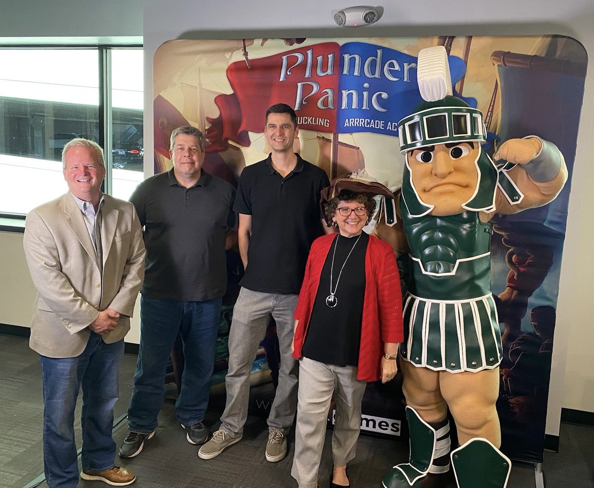 Congrats to the ⁦@PlunderPanic⁩ leadership team on the successful launch of this #MichiganState University innovation startup. #gaming #venture