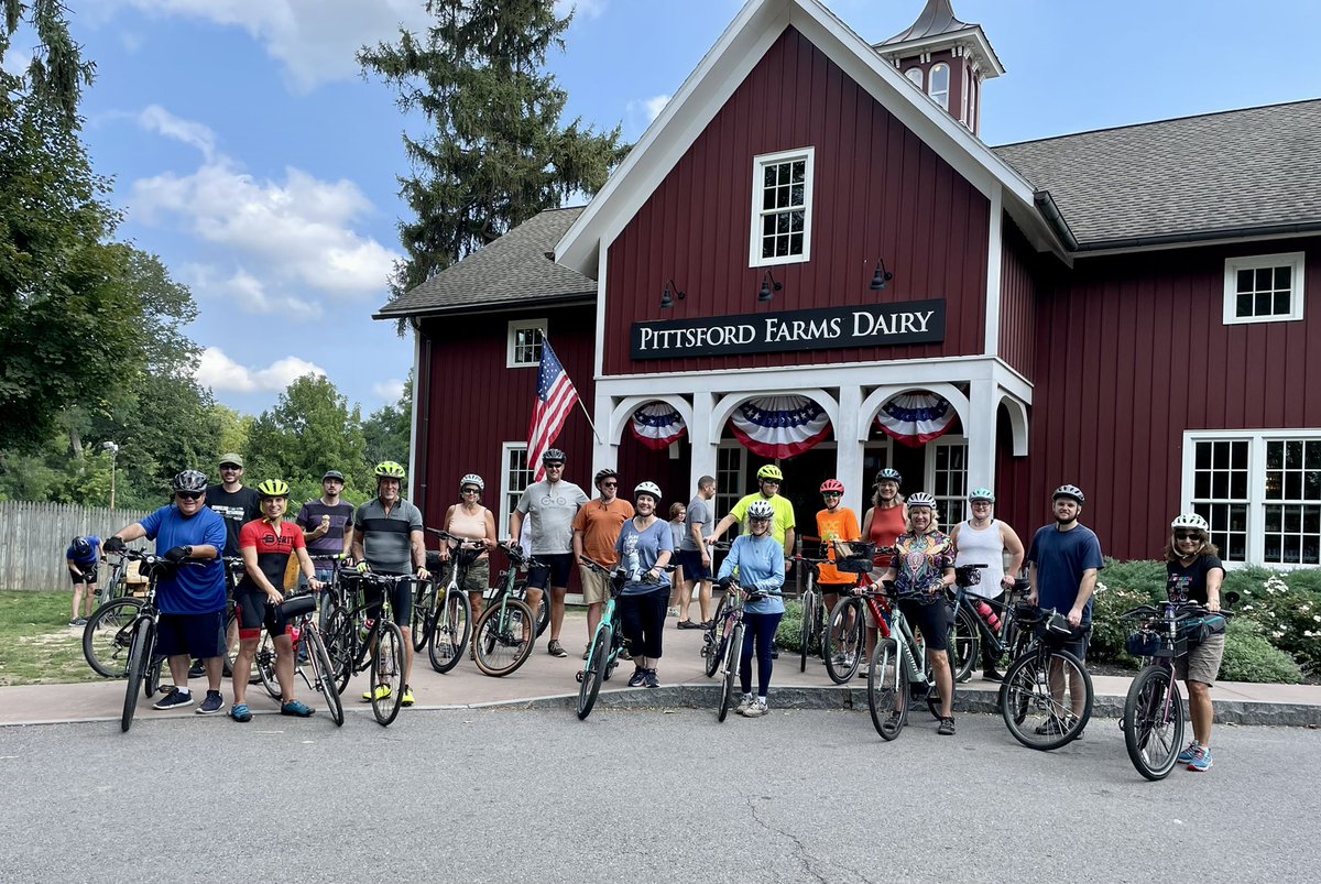 BertsBikes's tweet photo. Thank you everyone who came out to our Erie Canal Ride Rochester! What a perfect day. Stay tuned for info on our next ride in Tonawanda on October 8th. Some photos credit to Justin Kruse. Go Bills!  #bertsbikes #bertsbikesandfitness #bikebflo #bikerochester #bikewny #bikeerie https://t.co/HlOerZVXtf