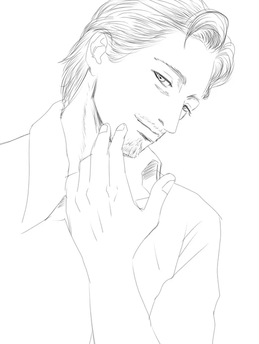 ひさ〜しぶりのうちのおっさん、ルカ・エヴァンスの落書き 