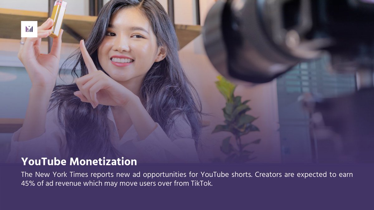 MTMexecutives's tweet photo. Do you use YouTube shorts for your brand? Will the ability to monetize shorts change your strategy?
#contentmarketing #youtubeupdates #monetizationmonday https://t.co/Qpmf2fCGdm