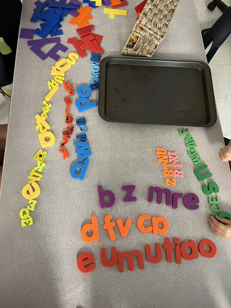 MsWarecki's tweet photo. Today in math we were learning about all the different ways we can sort items. First we sorted ourselves as a class by shirt colour and then we worked with different items in our classroom. We are learning about sorting by colours, shape, and size! @StFrancisLondon https://t.co/jSnzQPt553