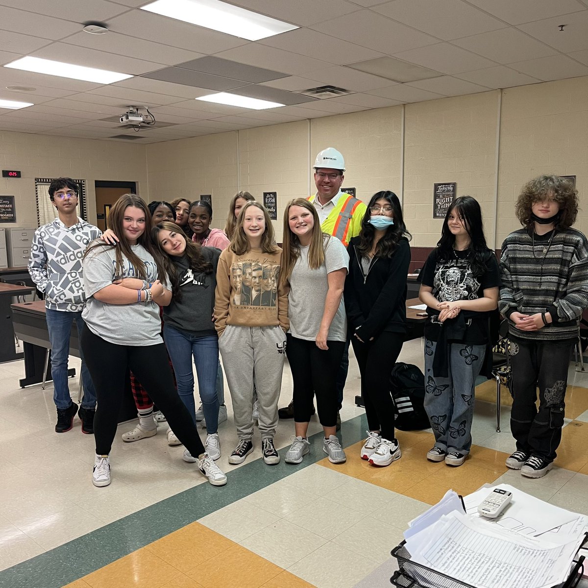 Thanks <a href="/KarstCSG/">Christopher Green, PG</a> for speaking to my classes about his career! <a href="/terraconlife/">Terracon Consultants</a>