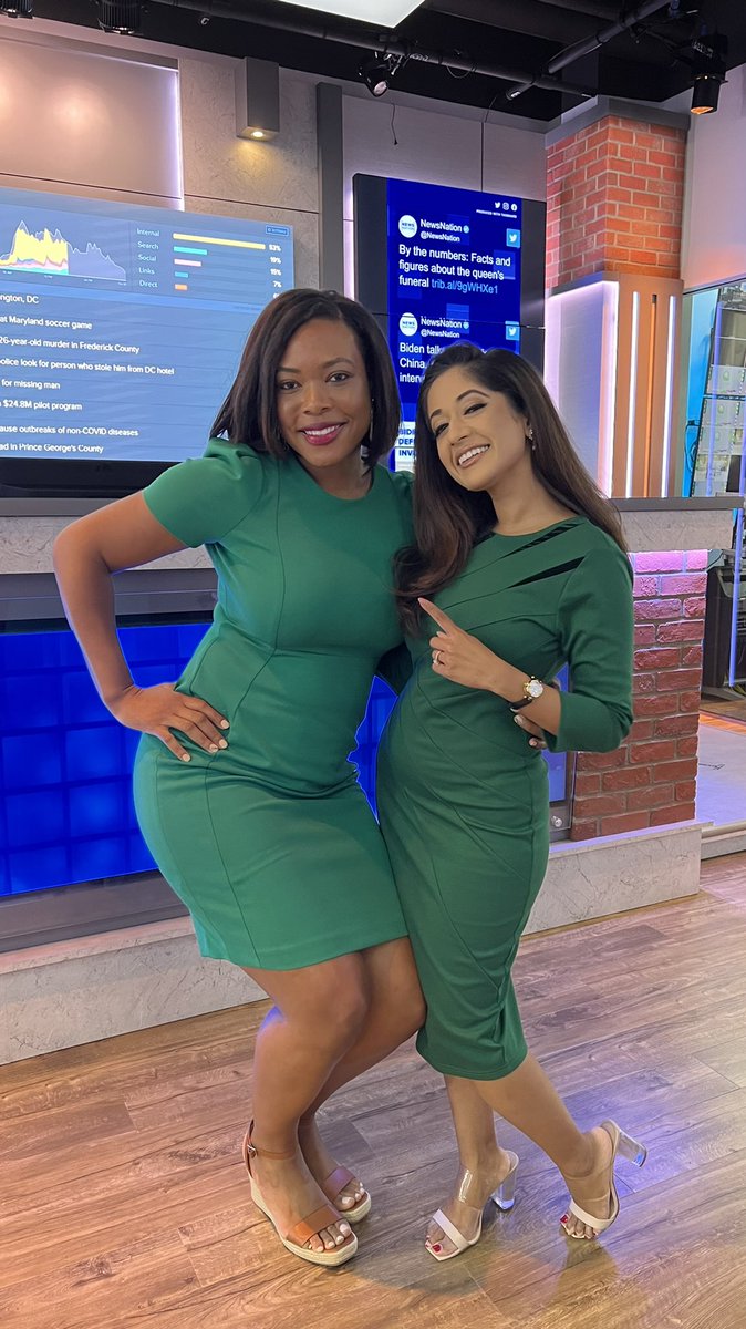 TasminMahfuz's tweet photo. Welcome to the @DCNewsNow team @AnnaLysaGayle !! #deskmates💚🎉 https://t.co/nqFm5N2Nr1