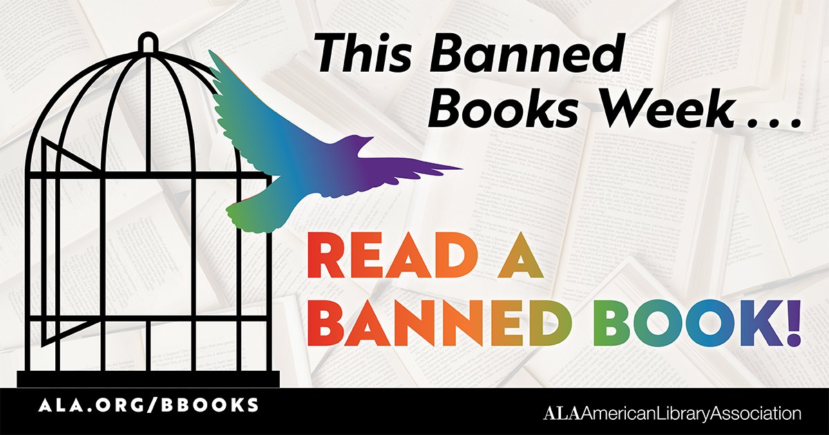 MandelSchool's tweet photo. Sept. 18โ24 is #BannedBooksWeek, an annual celebration of the freedom to read. The #HarrisLibrary wants to know: which banned book is your favorite read? ๐ซ๐ https://t.co/JafOggTjox https://t.co/tI3IEOYR4N