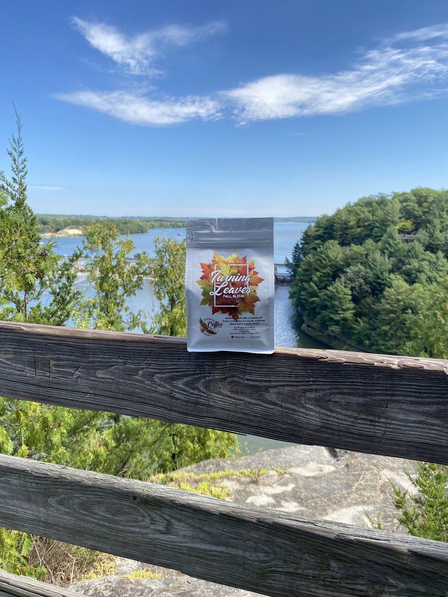 Turning Leaves fall blend is back!! #queensfuneral #coffee #espresso #starvedrock #hiking #outdoor