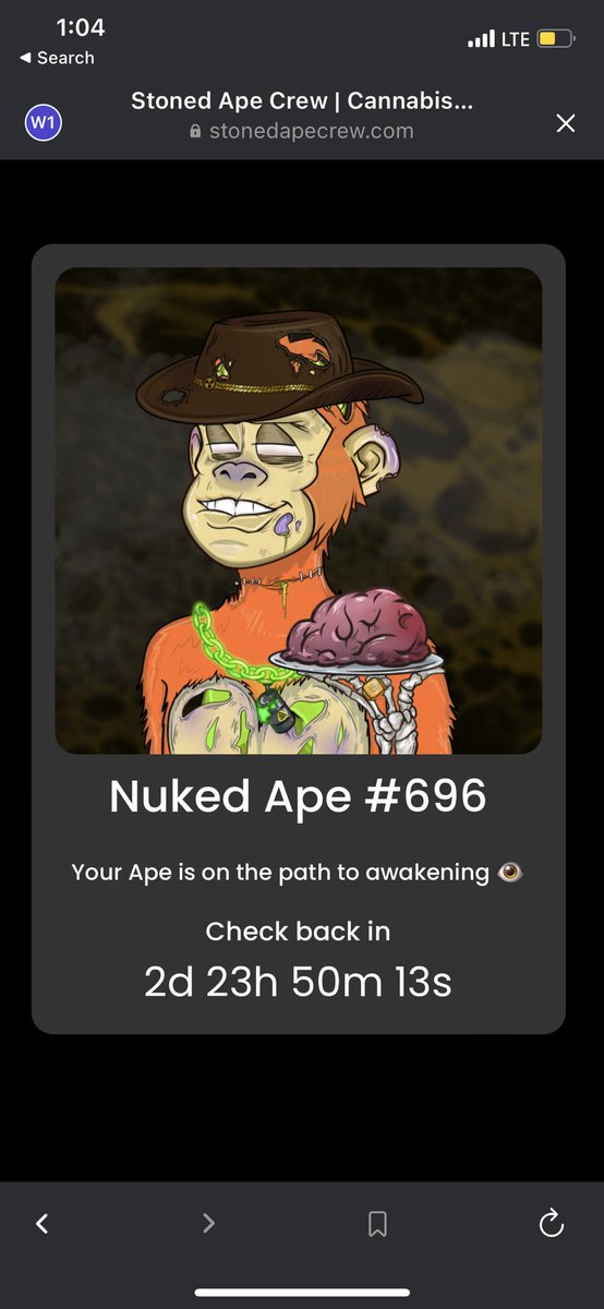 FungibleCaptain's tweet photo. Just sent this rank #508 on an awakening. Let’s see what this art upgrade has in store because man o man this ape has a lot of traits! Excited is an understatement @stoner0015 @StonedApeCrew 🤌💨 https://t.co/Liia0Ja9OM